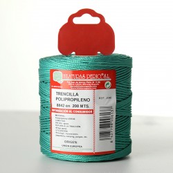 BRAIDED POLYPROPYLENE REEL BLISTED TYPE Ref. 8842 200 mts Green