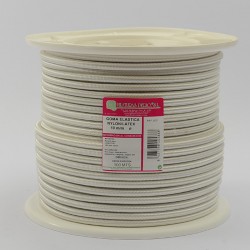 ELASTIC WHITE ROPE REEL (Conf. Nylon/Látex) 10 mm Ø